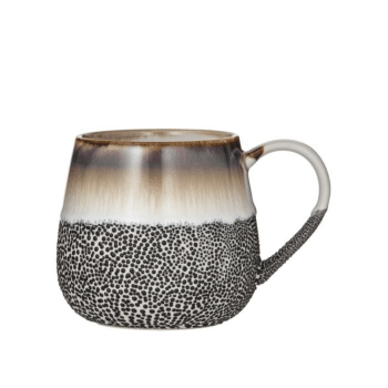 Leaf + Bean Roma Reactive Glaze Mug Mocca 500ml