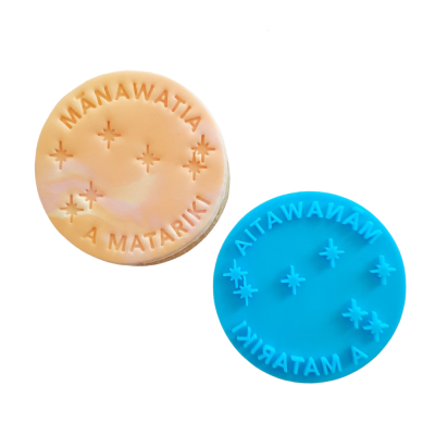 Little Monkey Fondant Stamp Mānawatia a Matariki With Stars | Chef's ...