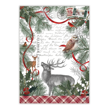 Michel Design Works Winter Woodland Tea Towel