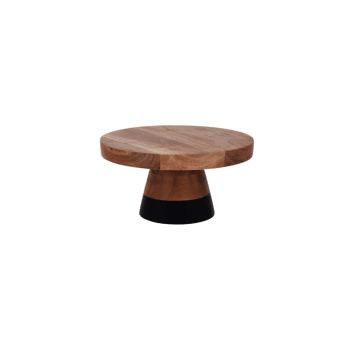 Chef Inox Serve Acacia Round Cake Stand (3 Sizes)