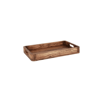 Chef Inox Serve Acacia Rectangle Deep Serving Tray (3 Sizes)