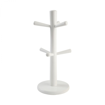 T&G 6 Peg Mug Tree White