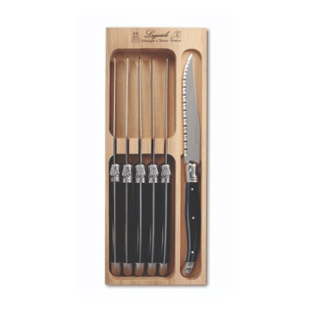 André Verdier Laguiole Debutant Steak Knife Set of 6