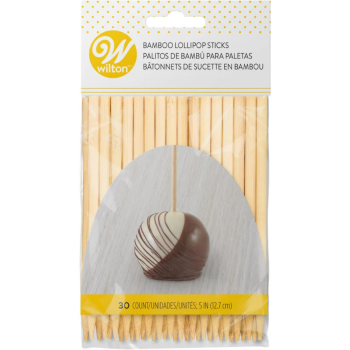 Wilton Bamboo Lollipop Sticks 30 Pack