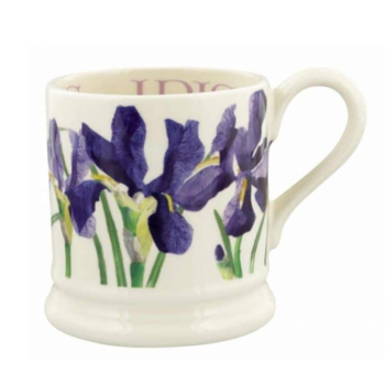 Emma Bridgewater Flowers Blue Iris 1/2 Pint Mug