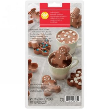 Wilton Gingerbread Boy Bomb Mould 6 Cavities