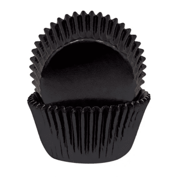 Cake Craft 390 Foil Baking Cups Pack of 72 Black