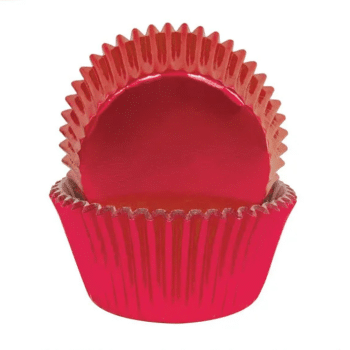Cake Craft 390 Foil Baking Cups Pack of 72 Red
