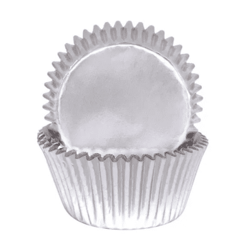 Cake Craft 390 Foil Baking Cups Pack of 72 Silver