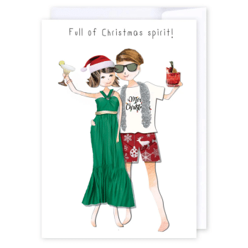 i candy Card Christmas - Christmas Spirit Couple