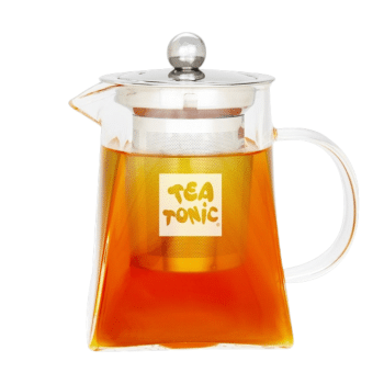 Tea Tonic Square Glass Tea Pot 400ml / 2 Cup