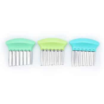 Melii Crinkle Cutters Set of 3 Blue, Mint, Lime
