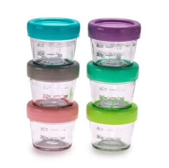 Melii Glass Food Containers 6 Pack
