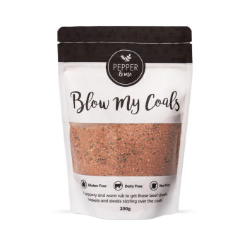 Pepper & Me Blow My Coals BBQ Beef Rub 200g