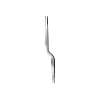 Triangle Stainless Steel Tweezer Double Cranked 14cm