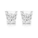 Viski Prism Crystal Whiskey Tumbler Set of 2