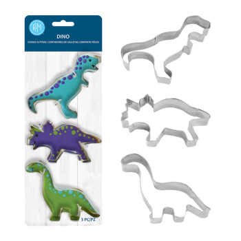 R&M Cookie Cutter Dinosaur Set of 3