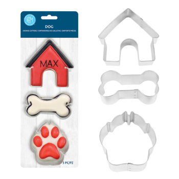 R&M Cookie Cutter Dog Set of 3