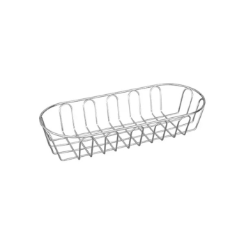 Rectangular Bread Basket Chrome Plated