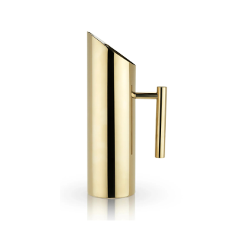 Viski Belmont Modern Stainless Steel Gold Pitcher