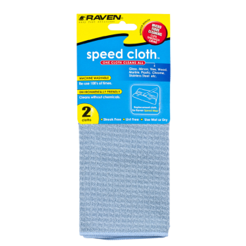 Raven Speed Mop Microfibre Replacement Cloth 2 Pack