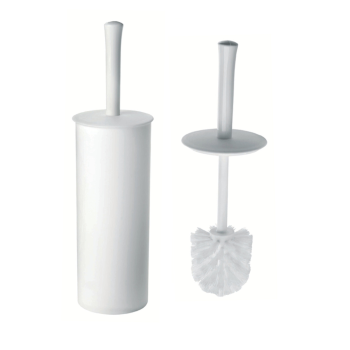 Raven Fully Enclosed Toilet Tidy Set White