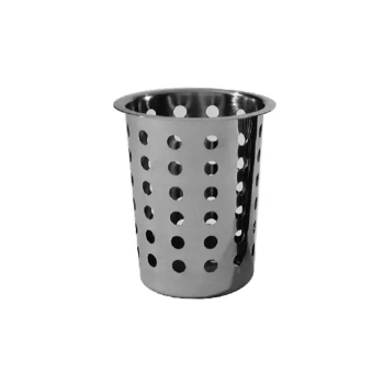 Round Stainless Steel Flatware Cutlery Holder