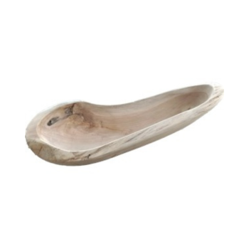 Bear & Fox Organic Teak Bowl 40x30cm