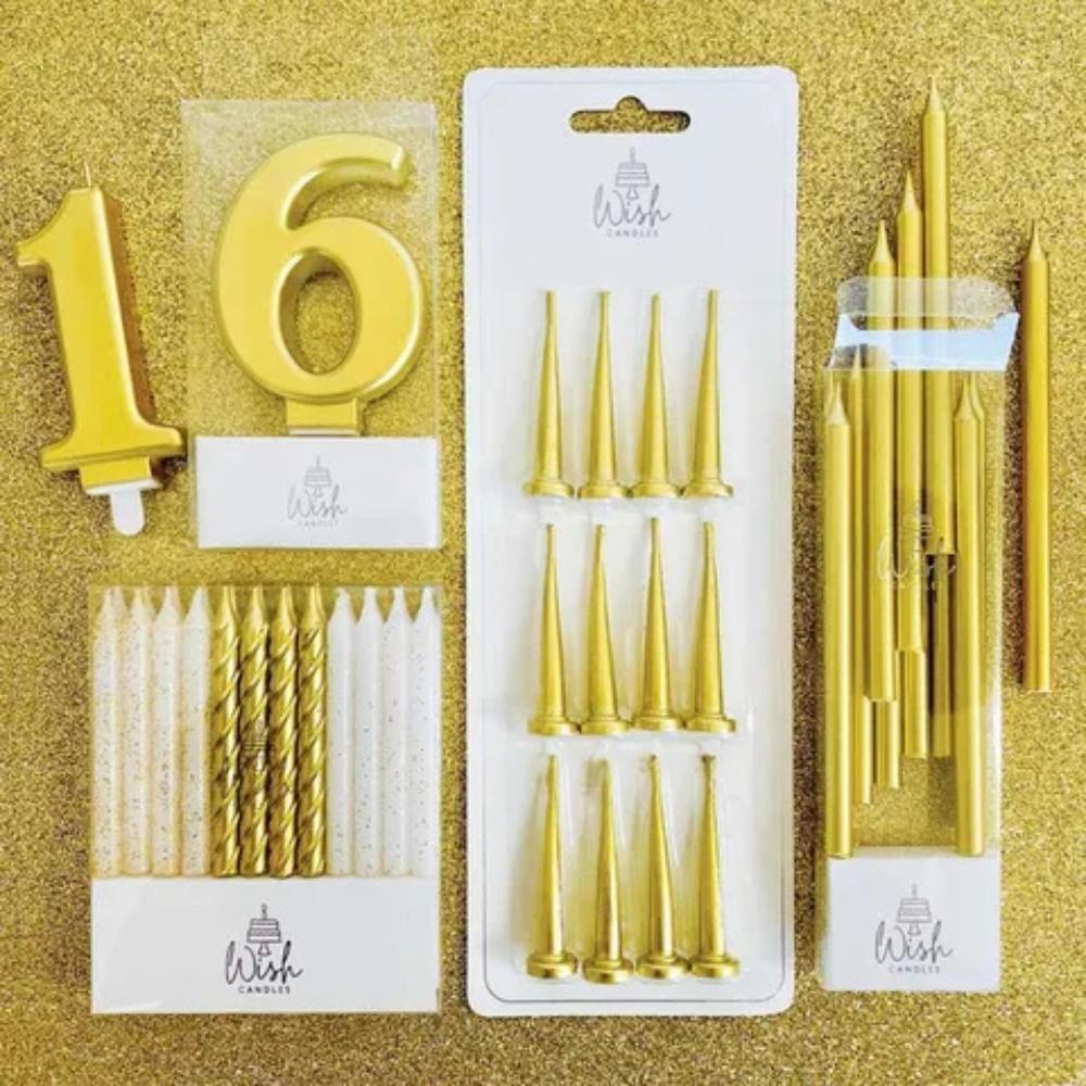 gold candles wish