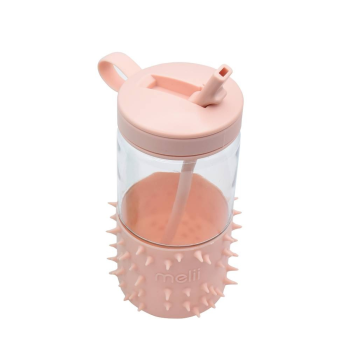 Melii Spikey Water Bottle Light Pink 500ml