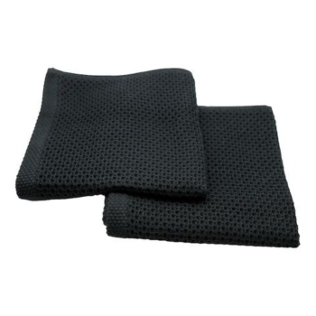 Simple Things Cotton Wash Cloth 2 Pack Black