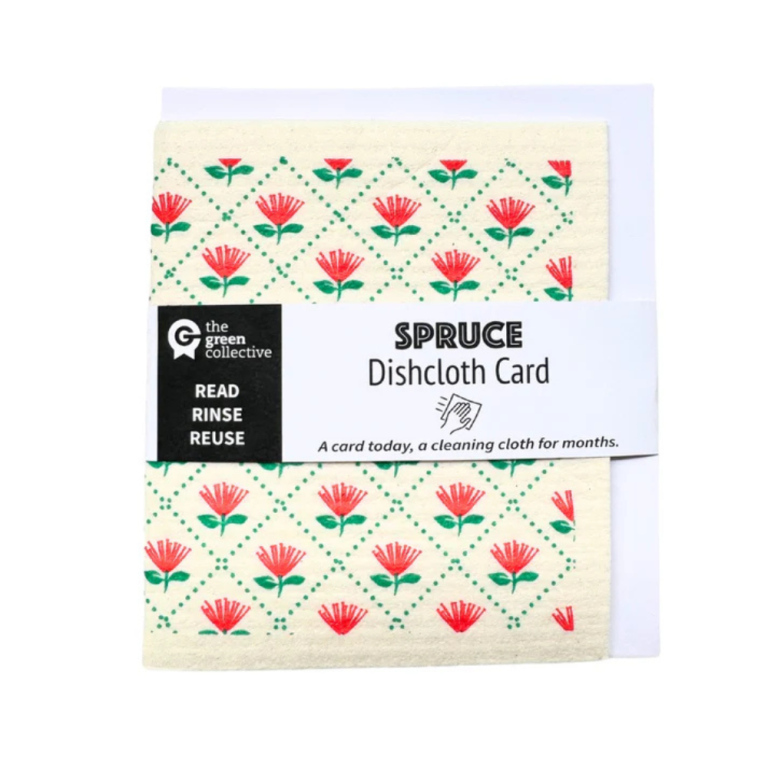 spruce dishcloth card pohututaka (1)