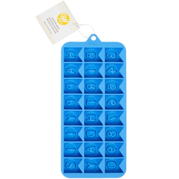 Wilton Non-Stick Silicone Mould Happy Birthday Pennant 24 Cavity