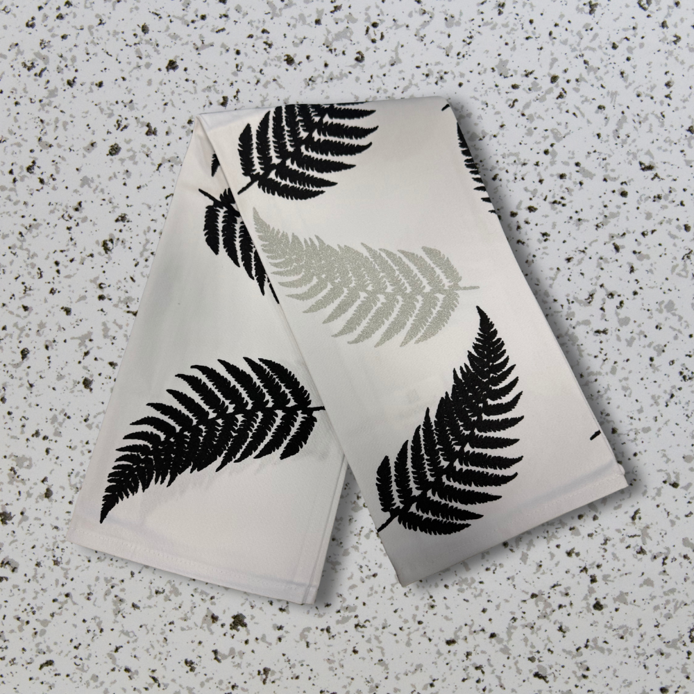 Ashdene Silver Fern Tea Towel