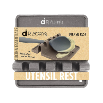 Di Antonio Flat Silicone Utensil Rest Grey