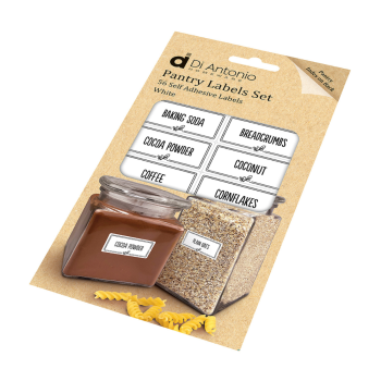 Di Antonio Self Adhesive Pantry Jar Labels Set of 56