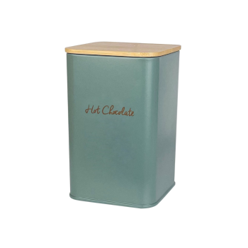 Di Antonio Sage Green Hot Chocolate Storage Canister Square
