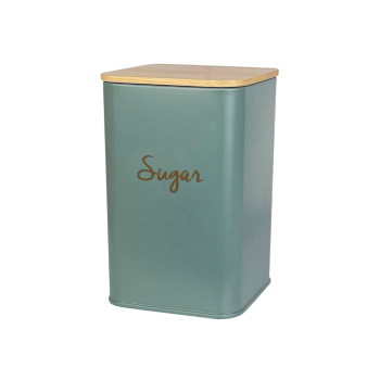Di Antonio Sage Green Sugar Storage Canister Square
