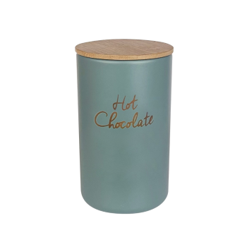 Di Antonio Sage Green Hot Chocolate Storage Canister