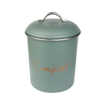 Di Antonio Sage Green Compost Bin with Carbon Filters