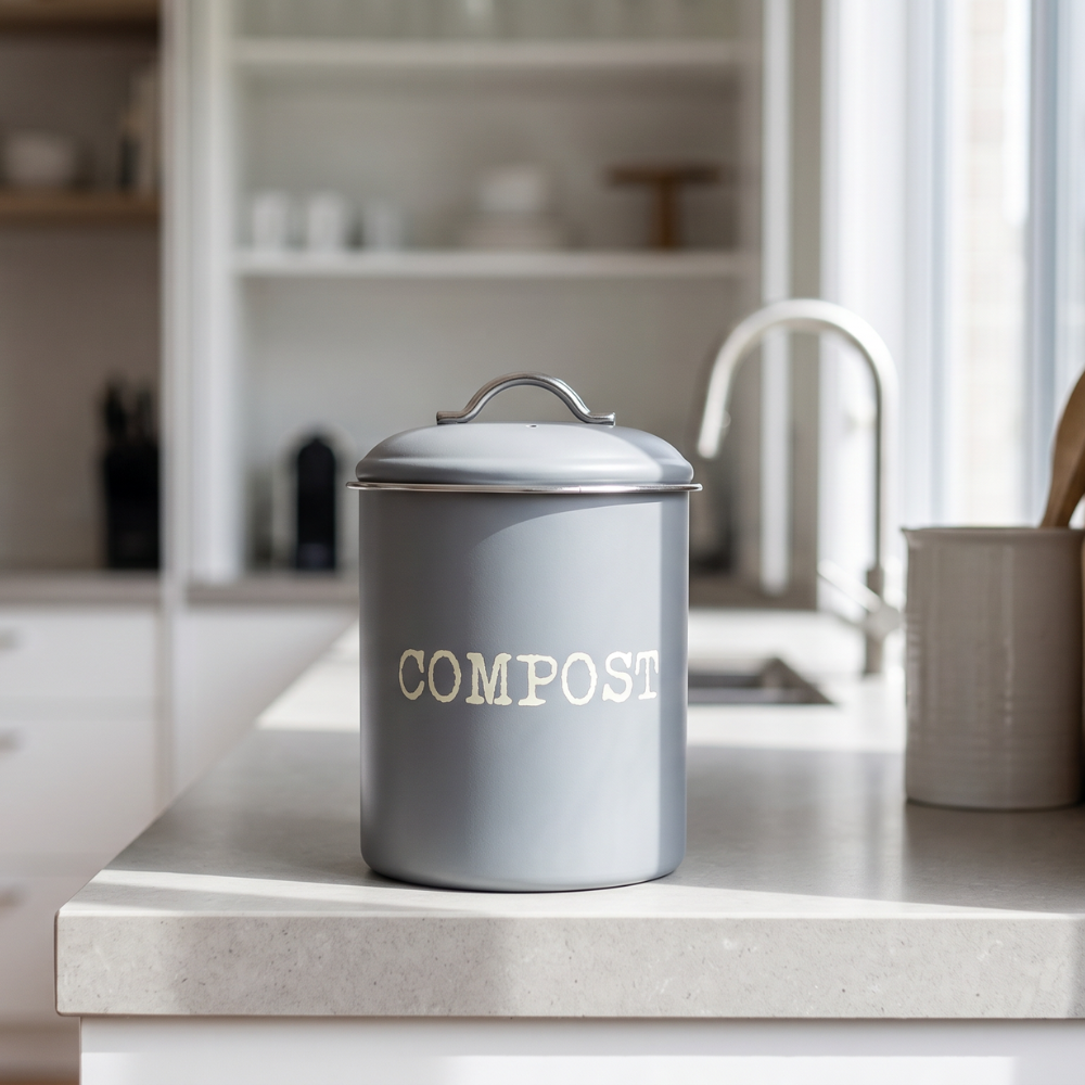 Di Antonio Bench Top Compost Bin with Carbon