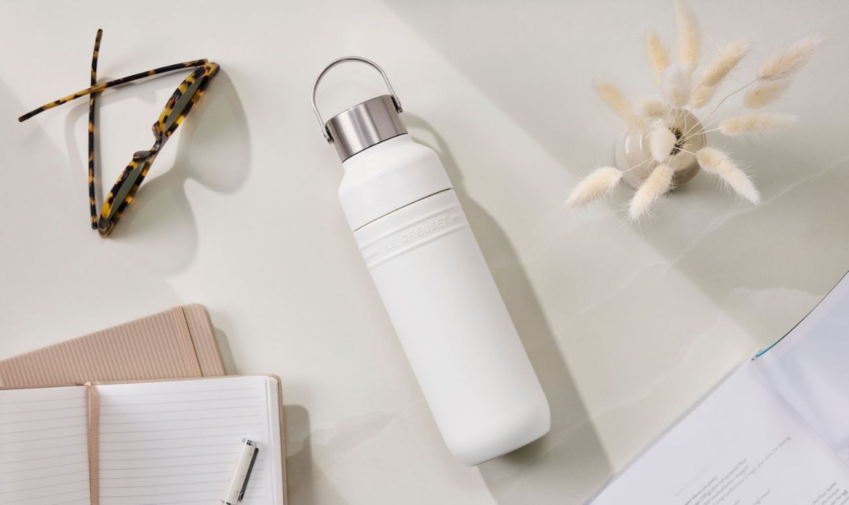 Le Creuset On The Go Bottle 500ml Cotton (2)