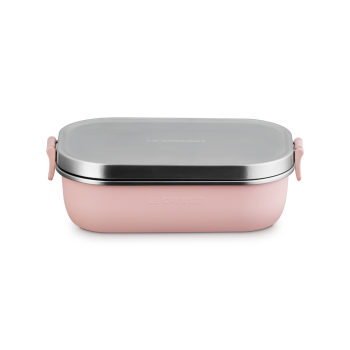 Le Creuset On The Go Lunch Box 900ml Shell Pink