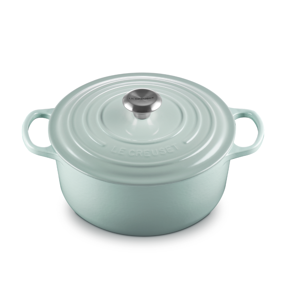 Le Creuset Signature Cast Iron Round Casserole Sea Salt 26cm