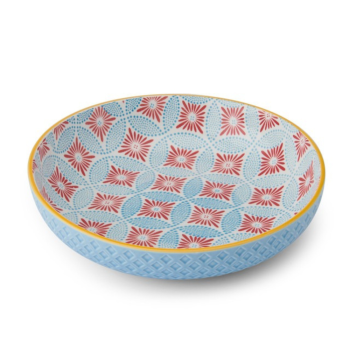 Mikasa Blue Mosaic Bowl 21cm