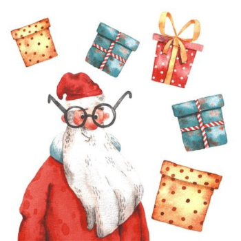 Paper+Design Lunch Goofy Santa Napkin 30cm