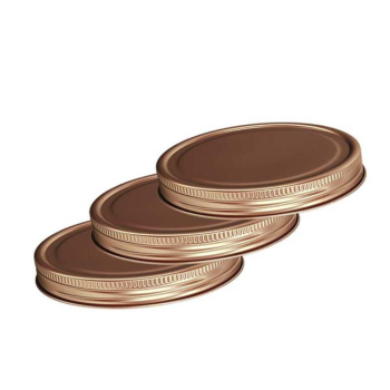 Kate's Kitchen Copper Jar Lids Set of 3