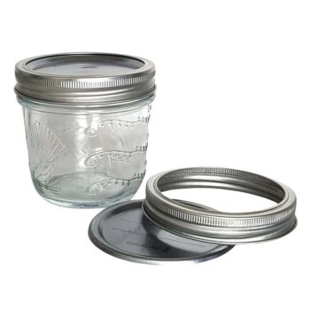 GoodLife Tapered Design Pop Top Preserving Jar 250ml 2 Piece