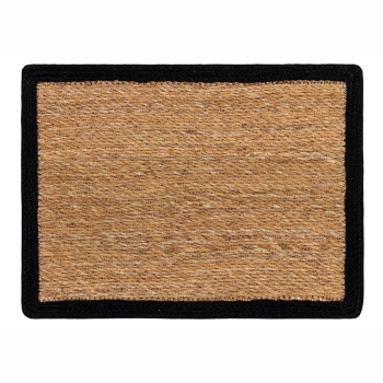 Linens & More Rectangle Placemat Black Border 40x30cm