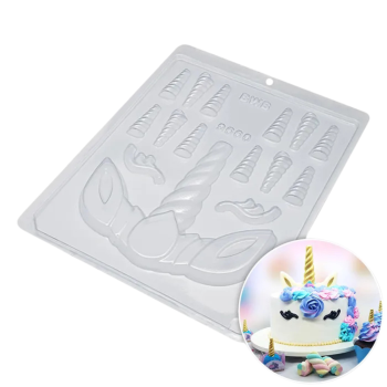 BWB Large Unicorn Horns Chocolate Mould